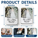 Pet Couple,Romantic,Pet Lovers,Gift For Couples,Wedding,Vector,Custom Text - Mr & Mrs Wedding Signing Book - Personalized Playing Cards