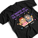 Gift For Yourself,Gift For Women,Gift For Mother,Gift For Daughter,Mom - Daughters (Adult),Funny - My Daughter And I Talk About You - Personalized T Shirt