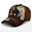Gift For Father, Dad - Daughters (Young), Dad - Sons, Dad - Children, Dad's Hobby, Camping, Happy - My Favorite Camping Buddies - Personalized Classic Cap