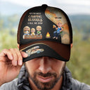 Gift For Father, Dad - Daughters (Young), Dad - Sons, Dad - Children, Dad's Hobby, Camping, Happy - My Favorite Camping Buddies - Personalized Classic Cap