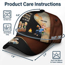 Gift For Father, Dad - Daughters (Young), Dad - Sons, Dad - Children, Dad's Hobby, Camping, Happy - My Favorite Camping Buddies - Personalized Classic Cap