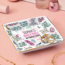 Top Market,Love,Gift For Yourself,Gift For Women,Gift For Men,Christian - My Daily Bible Affirmations - Personalized Ring Dish