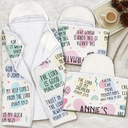 Top Market,Love,Gift For Yourself,Gift For Women,Gift For Men,Christian,Non-Eng - My Daily Bible Affirmations - Personalized Wearable Hooded Blanket