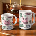 Top Market,Love,Gift For Yourself,Gift For Women,Gift For Men,Christian,Non-Eng - My Daily Bible Affirmations - Personalized White Edge-to-Edge Mug