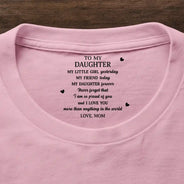 Gift For Daughter,Gift For Son,Gift For Grandkids,Gift For Women,Gift For Men,Happy - My Daughter Son Forever - Personalized T Shirt