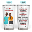 Mom - Daughters (Adult), Mom - Daughters (Young), Mom - Sons, Love, Top Market - My Daughter Son Forever 3D Inflated Effect - Personalized Tumbler