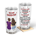 Mom - Daughters (Adult), Mom - Daughters (Young), Mom - Sons, Love, Top Market - My Daughter Son Forever 3D Inflated Effect - Personalized Tumbler