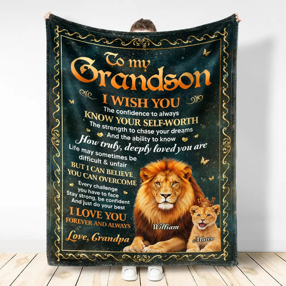 Top Market,Gift For Daughter,Gift For Son,Gift For Grandkids,Gift For Women,Gift For Men,Love - My Daughter Son Just Do Your Best - Personalized Fleece Blanket, Sherpa Blanket