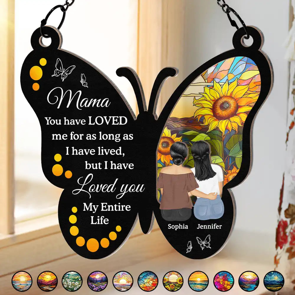 My Entire Life - Personalized Window Hanging Suncatcher Ornament