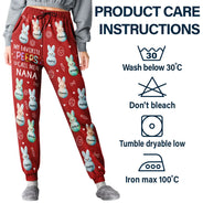 Easter,Gift For Mother,Gift For Grandma,Happy - My Favorite Peeps Call Me Grandma - Personalized Pajama Pants