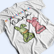 My Favorite Peeps Call Me Grandma Bunny - Personalized T Shirt