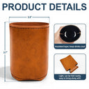 Gift For Grandpa,Top Market,Proud,Icon - My Favorite People Call Me Papa - Personalized Engraved Leather Can Cooler