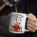 Gift For Grandpa, Gift For Father, Dad - Children, Dad - Sons, Dad - Daughters (Young), Grandpa - Grandkids, Love - My Favorite People Call Me Papa - Personalized Mug