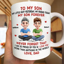 Dad - Sons, Dad - Daughters (Adult), Dad - Children, Love - My Friend Today My Child Forever - Personalized Mug