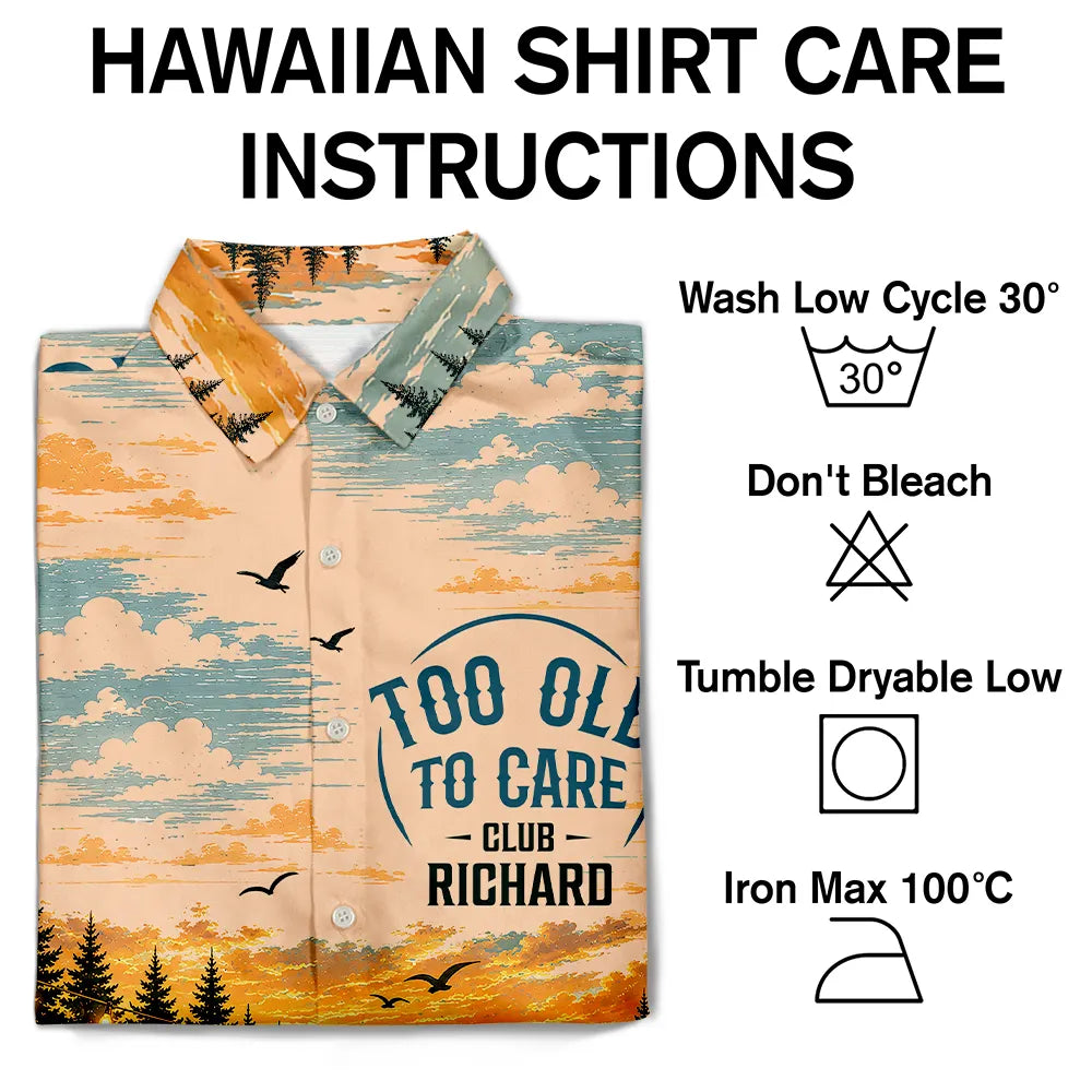 Top Market,Humorous,Gift For Yourself,Summer,Retirement,Custom Text - My Give A Damn Is Broken - Personalized Hawaiian Shirt