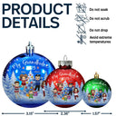Gift For Grandparents,Parents,Christmas,Happy - My Grandkids Of Grandparents - Personalized Ball Ornament