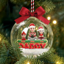 Christmas,Gift For Grandpa,Love,Gift For Mother - My Grandkids Our Kids - Personalized 3D Acrylic Ball Ornament
