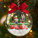 Christmas,Gift For Grandpa,Love,Gift For Mother - My Grandkids Our Kids - Personalized 3D Acrylic Ball Ornament