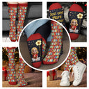 Reading, Gift For Yourself, Gift For Women, Happy - My Reading Socks Reading Girl With Birth Month Flower - Personalized Socks