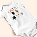 Pet Lovers, Dog Lovers, Cat Lovers, Gift For Kids, Happy - My Siblings Have Paws 3D Effect Dog Cat - Personalized Baby Onesie