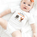 Pet Lovers, Dog Lovers, Cat Lovers, Gift For Kids, Happy - My Siblings Have Paws 3D Effect Dog Cat - Personalized Baby Onesie