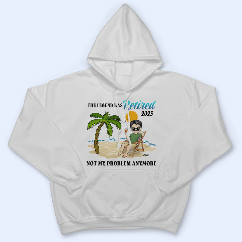 What Day Is Today Retired Not Expired - Birthday, Retirement Gift For Yourself, Men, Women, Dad, Mom, Grandpa, Grandma, BFF Best Friends, Colleagues - Personalized Custom T Shirt