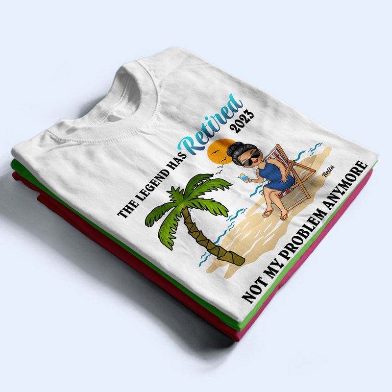 What Day Is Today Retired Not Expired - Birthday, Retirement Gift For Yourself, Men, Women, Dad, Mom, Grandpa, Grandma, BFF Best Friends, Colleagues - Personalized Custom T Shirt