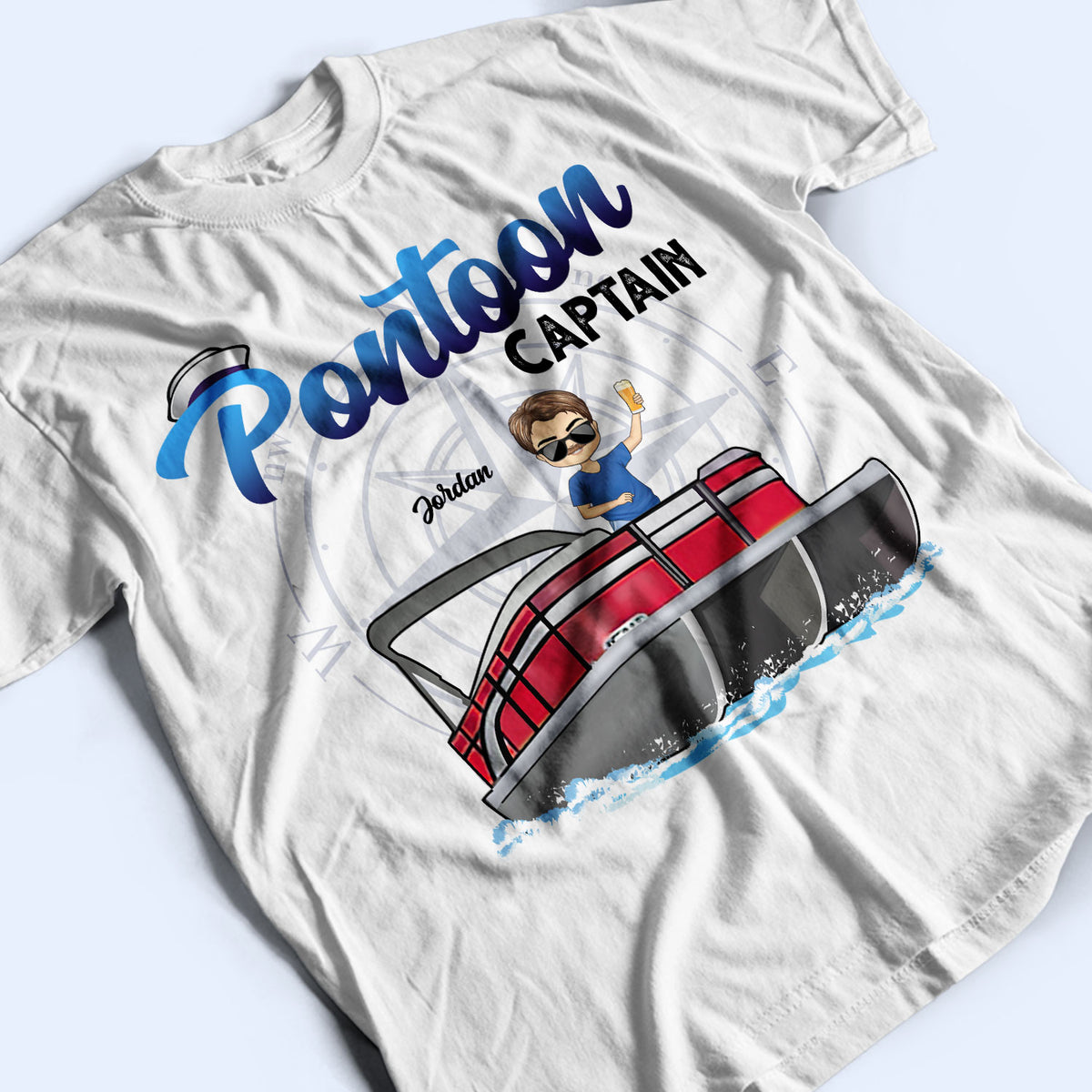 Boating Pontoon Captain - Birthday, Traveling, Cruising Gift For Ponto -  Wander Prints™