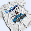 Queen of Boating Pontoon - Cadeau d'anniversaire, de voyage et de croisière pour les amateurs de pontoning, de plage et de voyage - T-shirt personnalisé