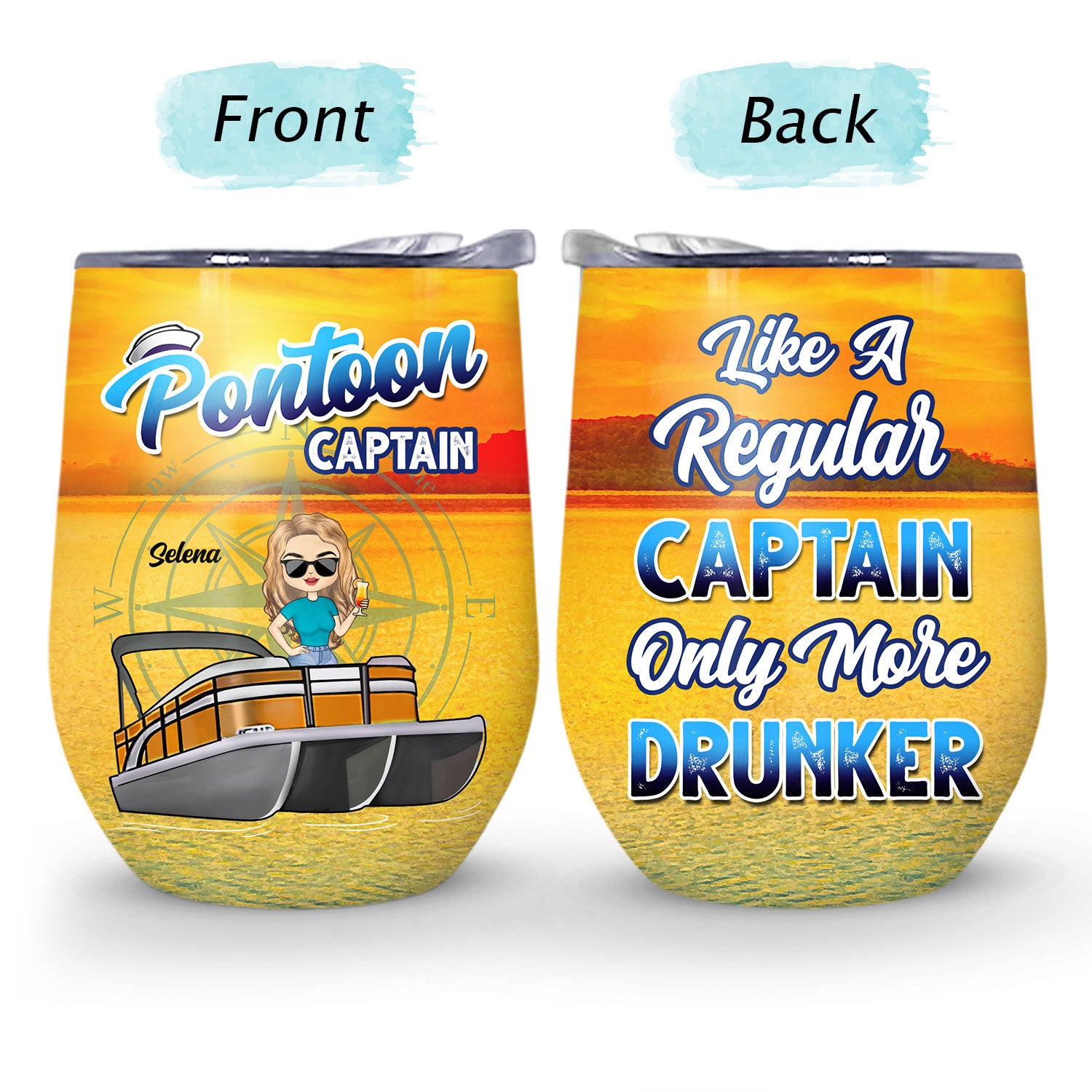 Boating Pontoon Captain - Birthday, Traveling, Cruising Gift For Ponto -  Wander Prints™