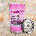 Boating Pontoon Queen - Traveling, Cruising Gift For Pontooning Lovers, Lake Lovers, Travelers, Women - Personalized Custom Tumbler