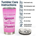 Never Dreamed I'd Grow Up To Be A Super Sexy Pontoon Queen - Gift For Lake Lovers, Pontooning Lovers, Travelers, Women - Personalized Custom Tumbler