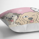 No Humans Allowed On The Couch Funny Cartoon Dogs - Gift For Dog Lovers - Personalized Pillow