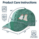 Check Meowt Funny Cartoon Cats - Gift For Cat Lovers, Cat Moms, Cat Dads - Personalized Classic Cap