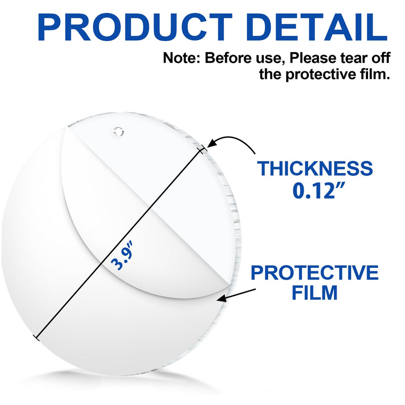 Maybe I Can't Stop The Downpour - Christmas Gifts For Best Friends, Sisters, Daughters - Personalized Circle Acrylic Ornament