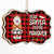 Dear Santa Define Naughty - Christmas Gift For Dog Lovers - Personalized Medallion Wooden Ornament