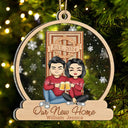 Our New Home - Christmas Gift For Couples - Personalized 2-Layered Mix Ornament
