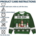 Just A Girl Who Loves Dogs And Christmas Cartoon Style - Gift For Dog Moms, Dog Lovers - Personalized Unisex Ugly Sweater
