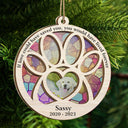 Custom Photo Dog Cat You Would Have Lived Forever - Pet Memorial Gift, Christmas Decor - Personalized Suncatcher Ornament
