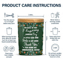 Laugh A Little Harder Cry A Little Less - Gift For Besties - Personalized Scented Candle With Wooden Lid