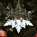 Grandchildren Are Like Snowflakes - Christmas Gift For Grandparents, Grandma, Grandpa, Family - Personalized Custom Shaped Acrylic Ornament