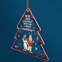 Nos rires sont illimités en forme de sapin de Noël - Cadeau pour les meilleures amies, les meilleures amies, les sœurs, les filles - Ornement en acrylique personnalisé en forme personnalisée