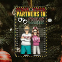 Partenaires de crime, meilleurs amis ! Cadeau de Noël pour les meilleurs amis, frères et sœurs ! Décoration personnalisée en acrylique.
