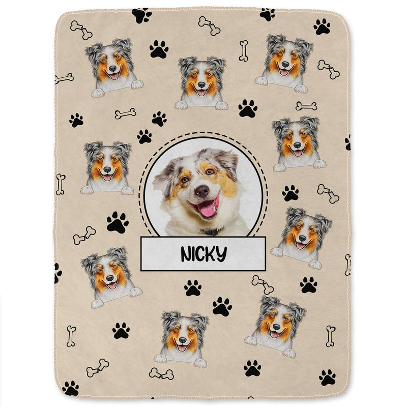 Custom Photo Your Dog Cat - Gift For Pet Lovers - Personalized Fleece Blanket