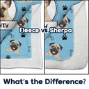 Custom Photo Your Dog Cat - Gift For Pet Lovers - Personalized Fleece Blanket