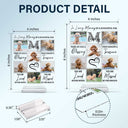 Custom Photo In Loving Memory Of A Wonderful Dog - Pet Memorial Gift, Sympathy Gift - Personalized Vertical Rectangle Acrylic Plaque