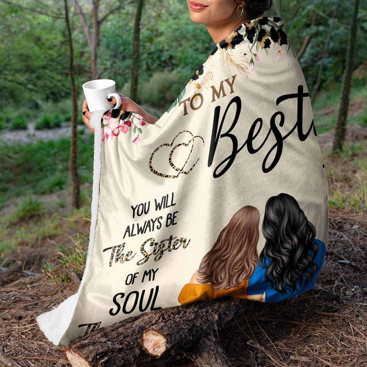 Thank You For Standing By My Side - Birthday Gift For Besties, BFF Best Friends, Sisters - Personalized Fleece Blanket