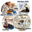 Thank You For Standing By My Side - Birthday Gift For Besties, BFF Best Friends, Sisters - Personalized Fleece Blanket