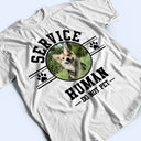 Custom Photo Dog Cat Service Human Do Not Pet - Gift For Pet Lovers - Personalized T Shirt