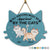 All Visitors Must Be Approved By The Cats - Gift For Cat Lovers - Personalized Custom Shaped Wood Sign